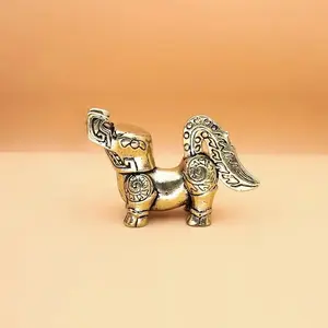 Antique Thick Style Living Room Creative Ethnic Trend Animal Sanxingdui Copper Decor Home Office Decoration