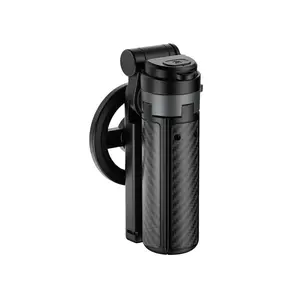 4 in 1 Multifunctional Magnetic Selfie Stick with Wireless Remote Control, Adjustable Tripod for iPhone 16/15/14/13 Series, Portable & Lightweight Design, Compatible with Magsafe Cases - Alloy