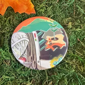 Lost Astronaut Pinback Button