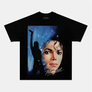 Michael Jackson V2 Tee T-shirt & Sweatshirt Unisex Crewneck Made In 100% Cotton, Design & Printed In The USA