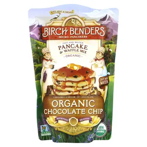 Birch Benders Pancake & Waffle Mix, Organic Chocolate Chip, 1 lb (454 g)
