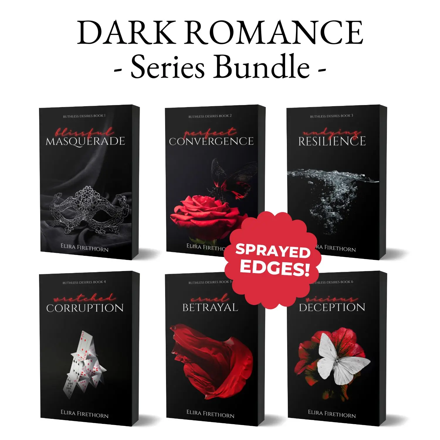 Ruthless Desires Series Bundle (Signed) | Spicy Why Choose Dark Romance Book Series Set