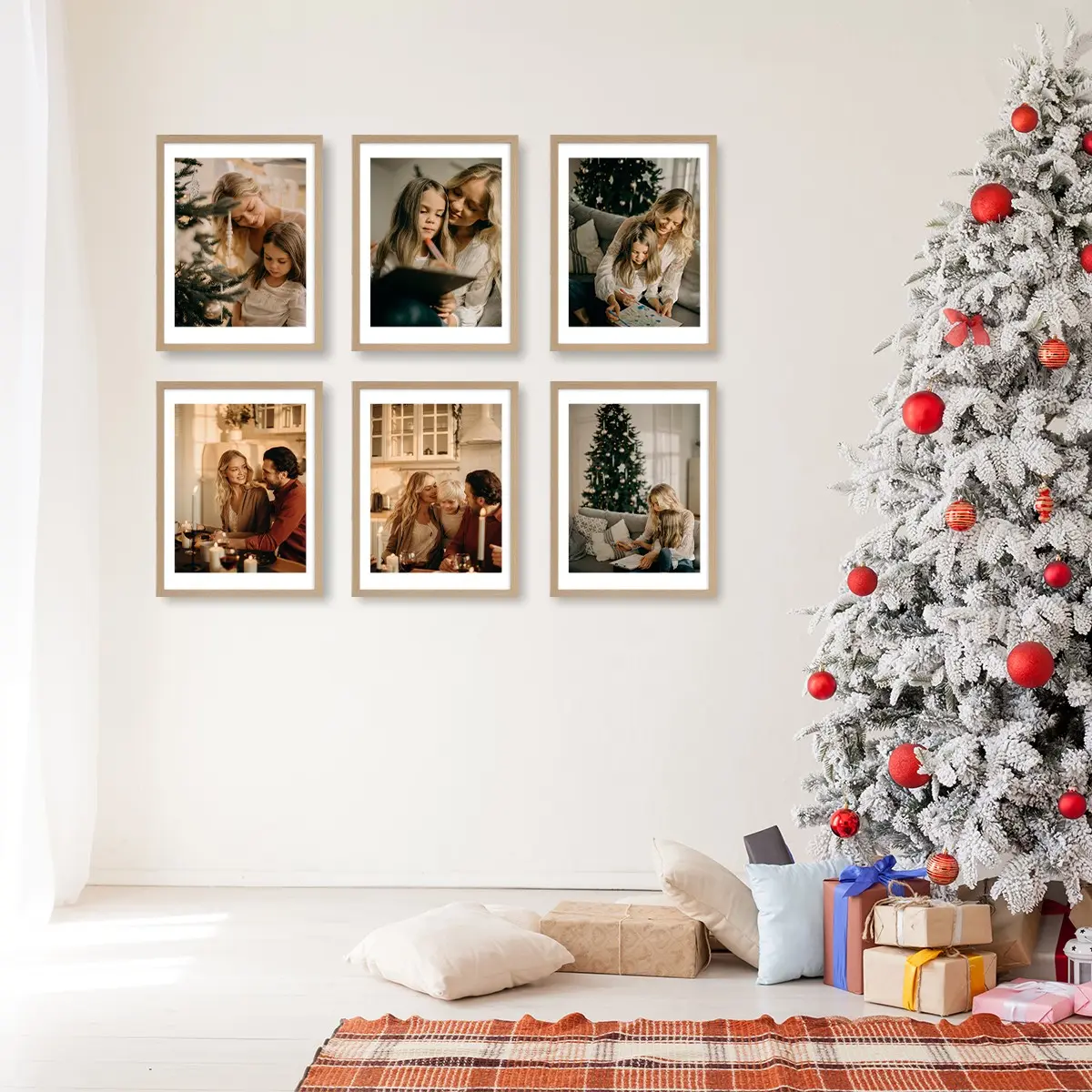 8×10 Picture Frame, Includes Mats for 5x7in & 8x10in Photos, Ideal for Wall Hanging or Desktop Use, Perfect for Mugwort Radiata Pins