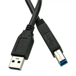 Cable Wholesale  Black USB 3.0 Printer & Device Cable, Type A Male to Type B Male - 10 ft.