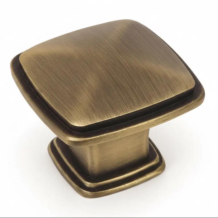 Cosmas 4391BAB Brushed Antique Brass Cabinet Knob