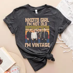 NKOTB Vintage Girl Shirt, New Kids On The Block T-Shirt
