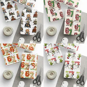 67 Memes Wrapping Paper Christmas, Funny Meme Number Print Gift Wrap, Festive Holiday Gift Wrap for Humor Lovers Seasonal Gift Wrap