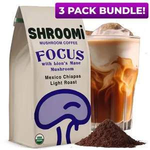 SHROOMI Coffee – 3 Pack (Best Value) - Light Roast