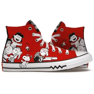 Converse Unisex Chuck Taylor All Star Peanuts Red, from StockX