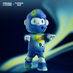 [FINDING UNICORN] BOB-400% VANTA ZOMBIE BOB HEAT Collection Figurine Toys for Modern Home Decor, Collectible Art Toy Cute Figures Desktop Ornament Collectible Toys Birthday Gifts