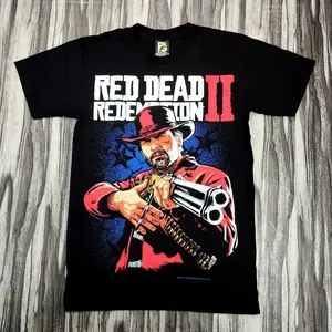 Pg117 Red Dead Redemption 2 Epic Action Adventure Gamers Collection Original Premium Grade Black Timber Cotton T-Shirt