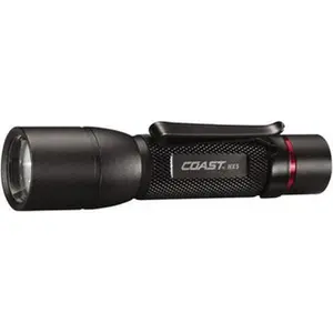 Coast 20770 White LED Flashlight Bulb, 130 Lumens, Black Aluminum Body, 1 AA Battery Included - For Industrial-Tactical Flashlights