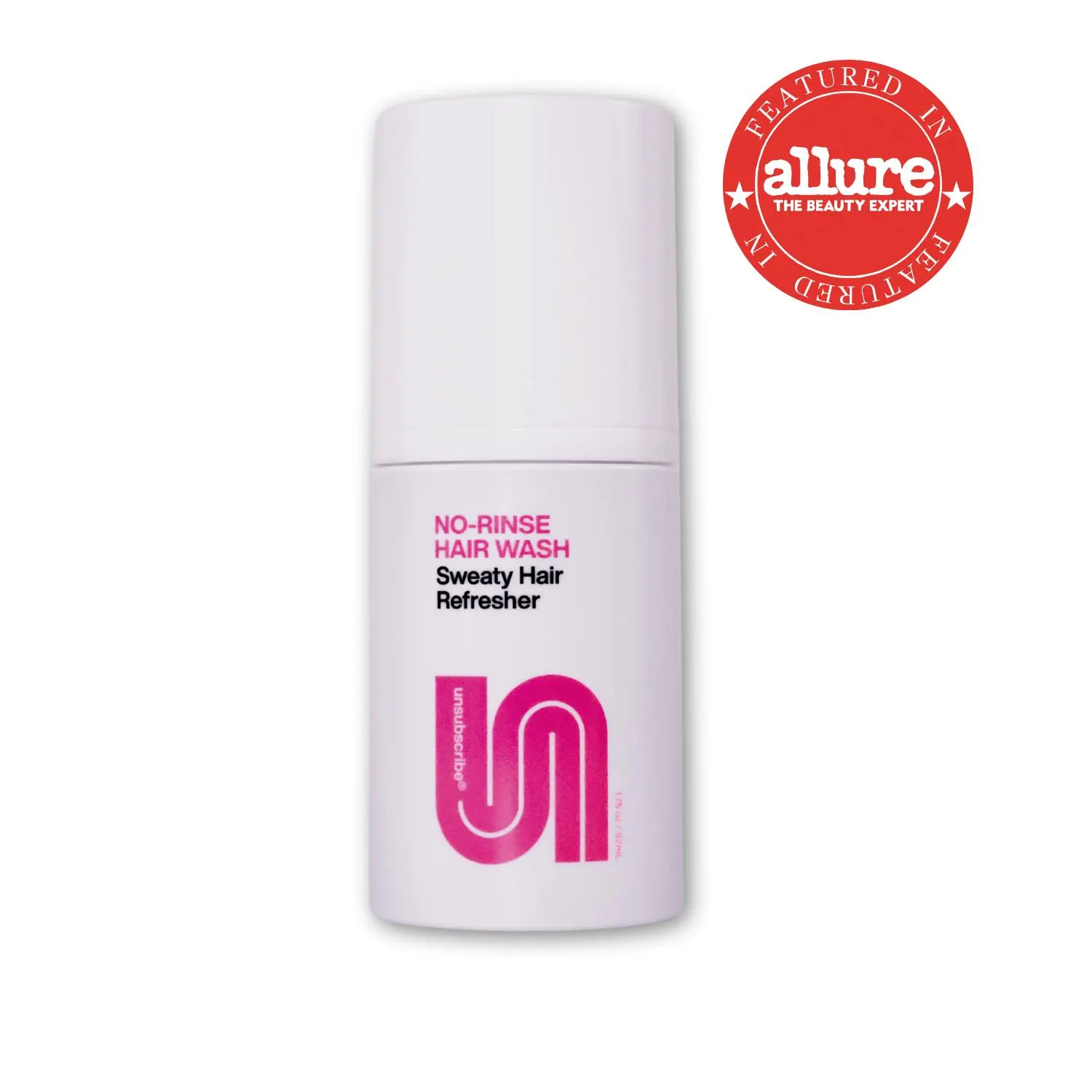Unsubscribe Sweaty Hair Refresher No-Rinse Foam | Dry Shampoo Alternative for Sweaty Hair | Non Aerosol Curly, Coily, Textured Hair | Gym Days & Festivals | TSA Approved | 52ml | 1.75 oz