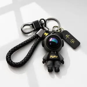 Astronaut Keychain for Car Keys, Cute Space Key Fob, Mini Astronaut Bag Charm, Car Interior Decoration, Gift for Men Women