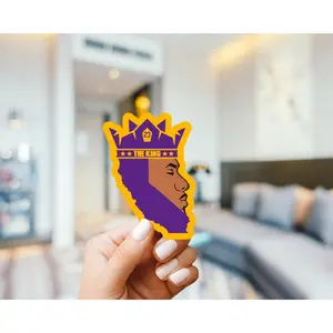 23 The King LA Sports Sticker, custom handmade, weatherproof and vinyl, Sticker, la sports, lakers