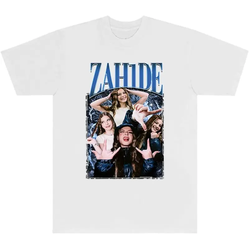 Men's Zahide Vintage 90's Merch Graphic T-Shirt - 100% Cotton Short Sleeve Crew Neck Regular Fit Casual Wear | Soft & Breathable Fabric, Durable Print, Everyday Comfort, Machine Washable, vintage 90s hip hop cosplay streetwear