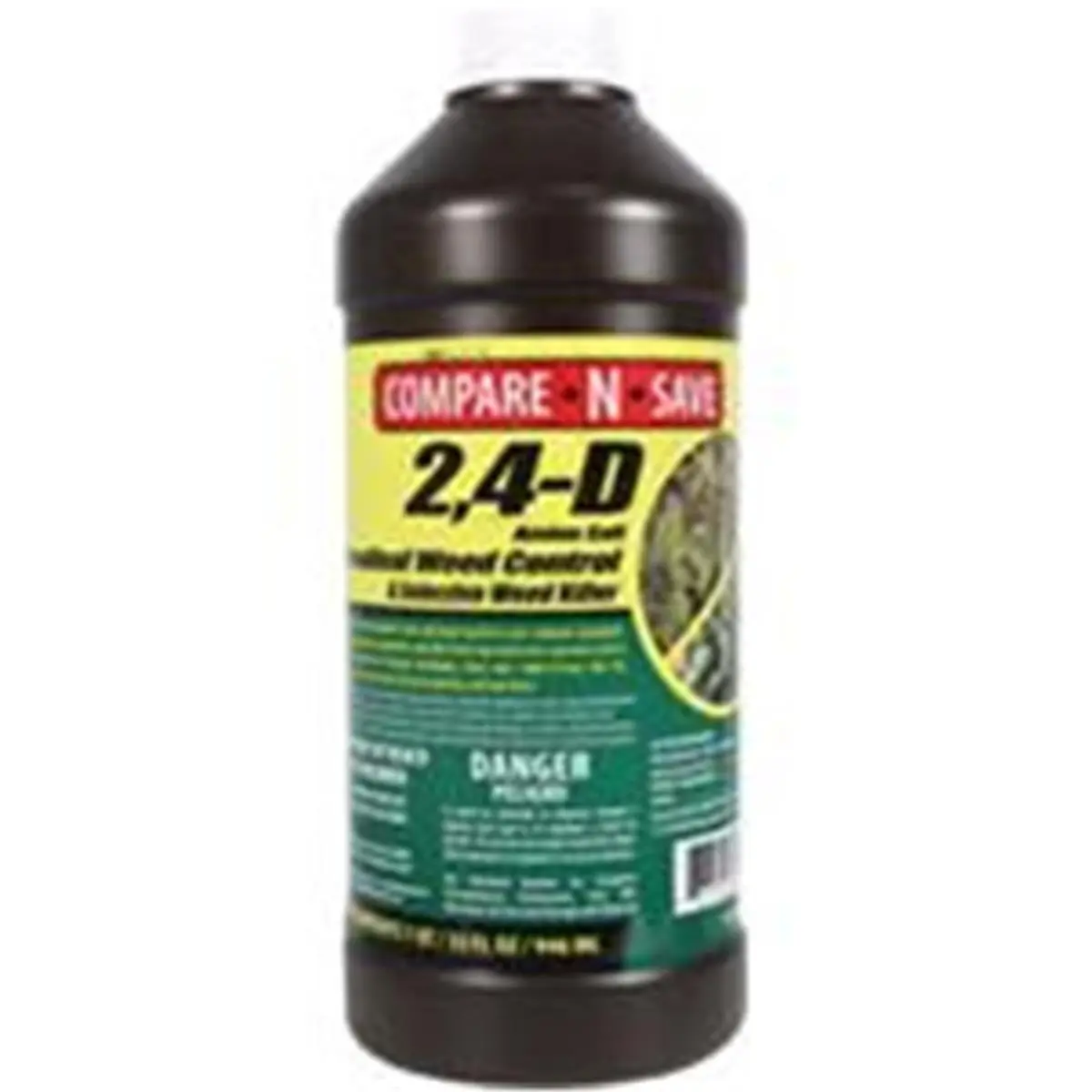 Ragan & Massey 015010 32oz Compare-N-Save 2-4-D Amine-Based Broadleaf Weed Killer, Outdoor Herbicide Action Formula