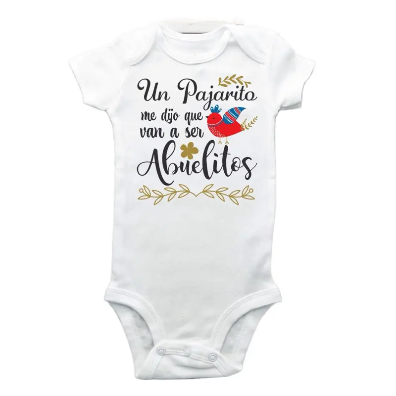 Pregnancy Announcement in Spanish - Hola abuelitos - baby 2026
