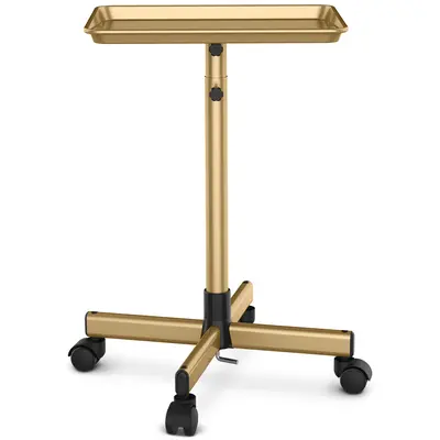 The Fellie Salon Tray Hairdressing Rolling Cart On Wheels, Adjustable Height Aluminum Salon Trolley, Instrument Hairdressing Trolley Tool Holder With 2 Cups & 1 Metal Loop For Beauty Salon Dentistry - View #9