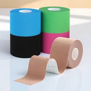 Waterproof Elastic Uncut Kinesiology Tape - 6 Colors, High-Intensity Sports Support, Relieve Muscle Soreness, Joint Protection - Breathable & Durable