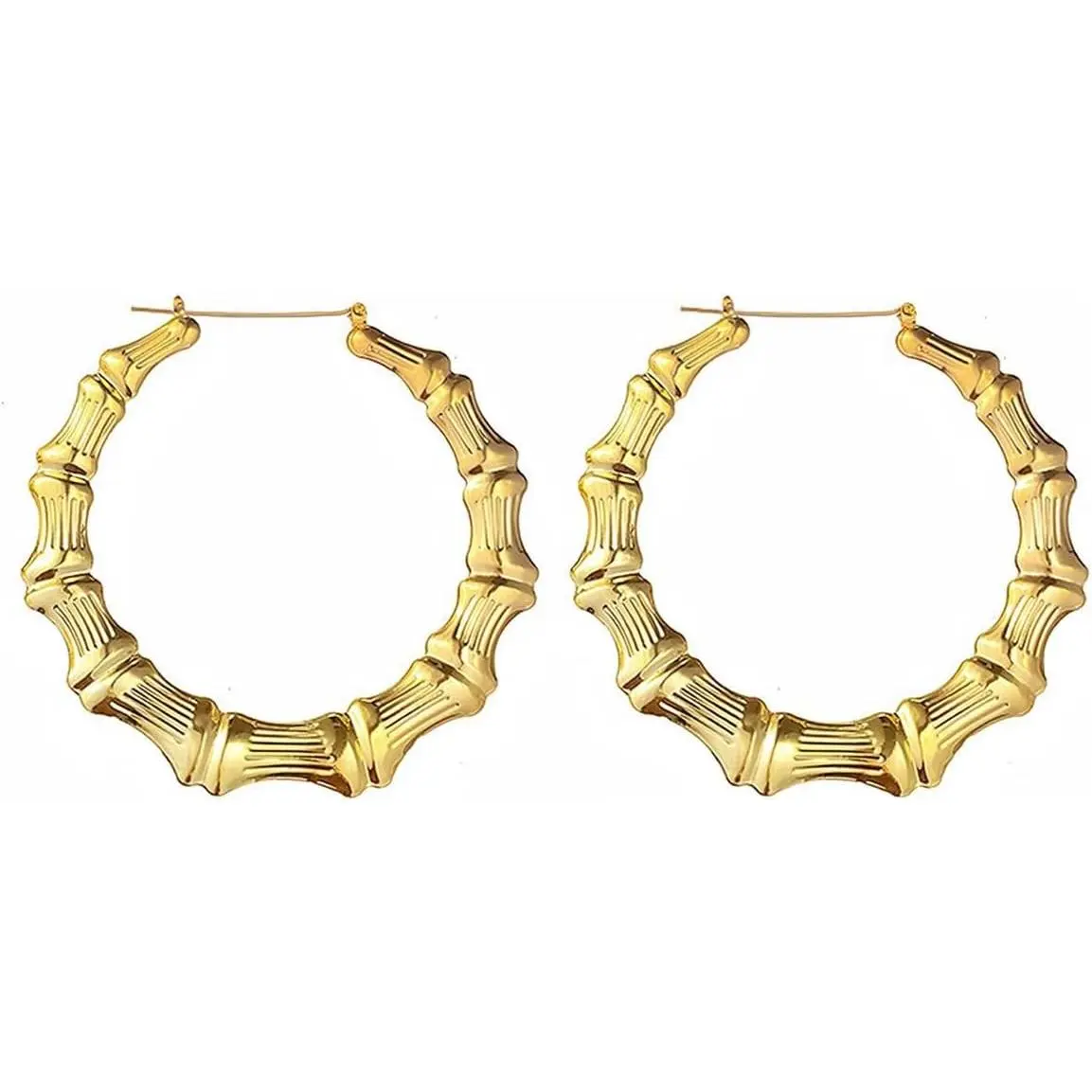 Hoop Earrings for Women 90s Large Chunky  Hoop Earrings 80s 90s   Party Custom Accessories