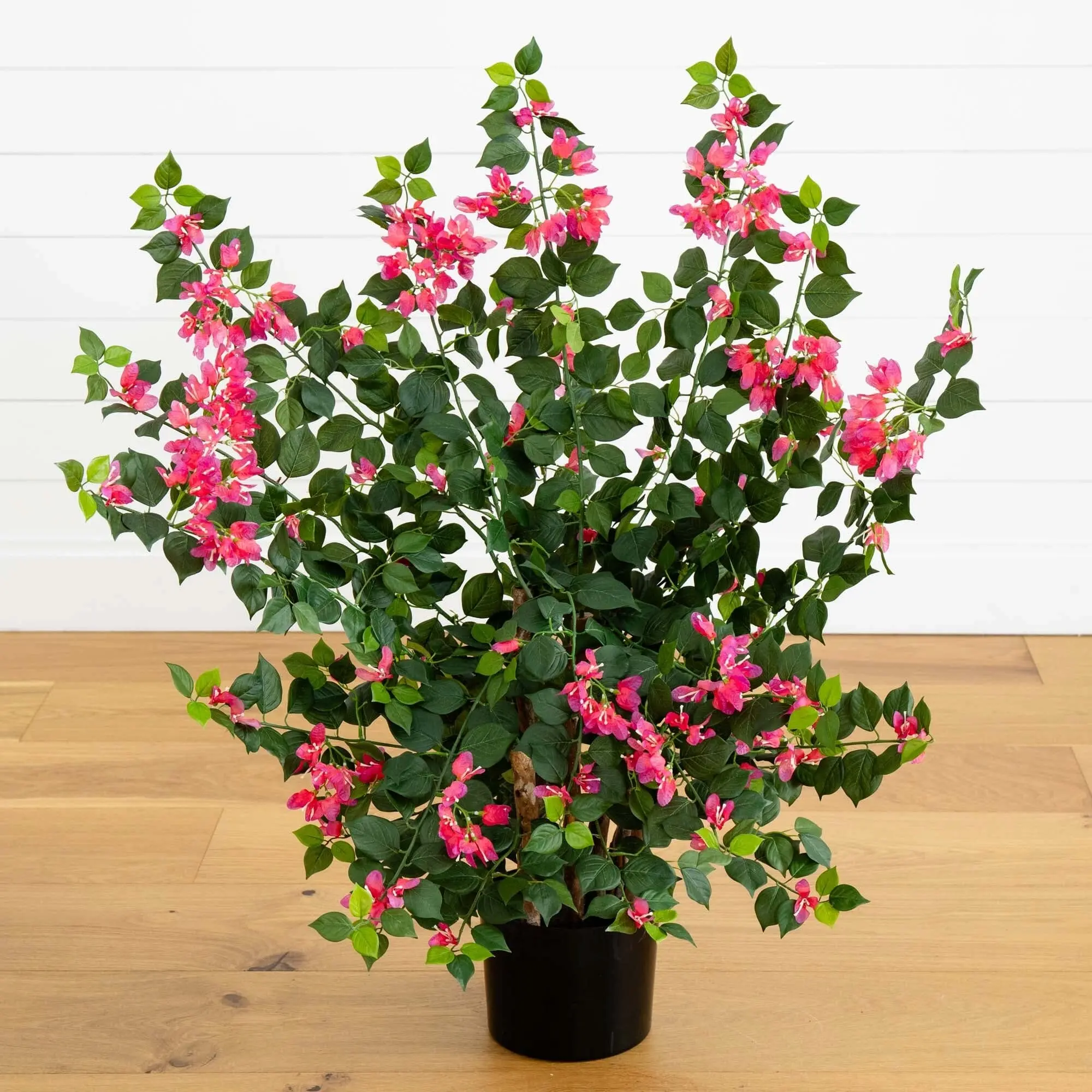 3.5ft (35-39in) Decorative Artificial Bougainvillea Tree, Artificial Flower Plant for Home Decor, Kitchen Centerpiece, Spring Look Indoor Accent