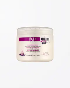 Mirna Professional Nourishing Hair Mask Infused w/ Garlic and Sunflower Seed Oil. 500ml - 16.9oz