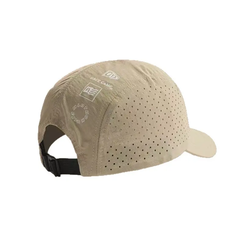 Unisex Sporty Baseball Cap | Solid Acrylic Hat with Breathable Mesh Venting, Quick-Dry & Windproof for Outdoor Running and Hiking, Quick-Drying, 81%-95% Acrylic, Sporty Chic, Uv Protect, Hollow Carving, Synthetics
