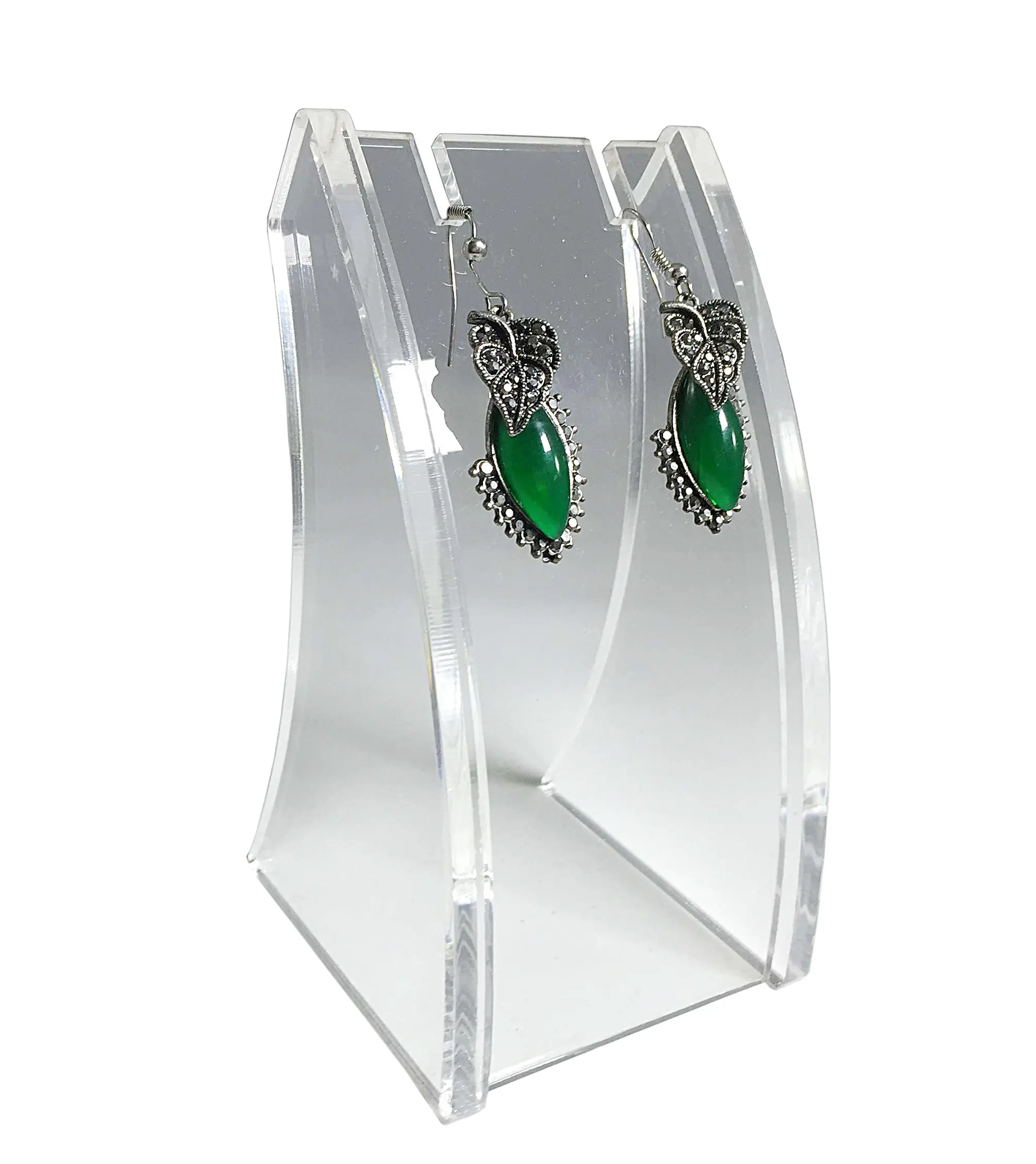 FixtureDisplays® Clear Acrylic Plexiglass Necklace Jewelry Stand Countertop Display 11620-10A 11620-10A