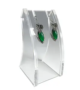 FixtureDisplays® Clear Acrylic Plexiglass Necklace Jewelry Stand Countertop Display 11620-10A 11620-10A