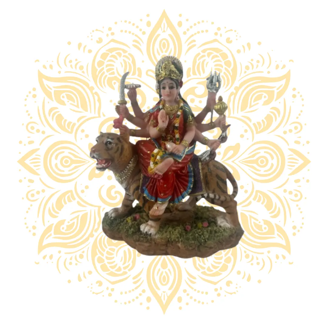 Polyresin Goddess Durga Murti 5.5"