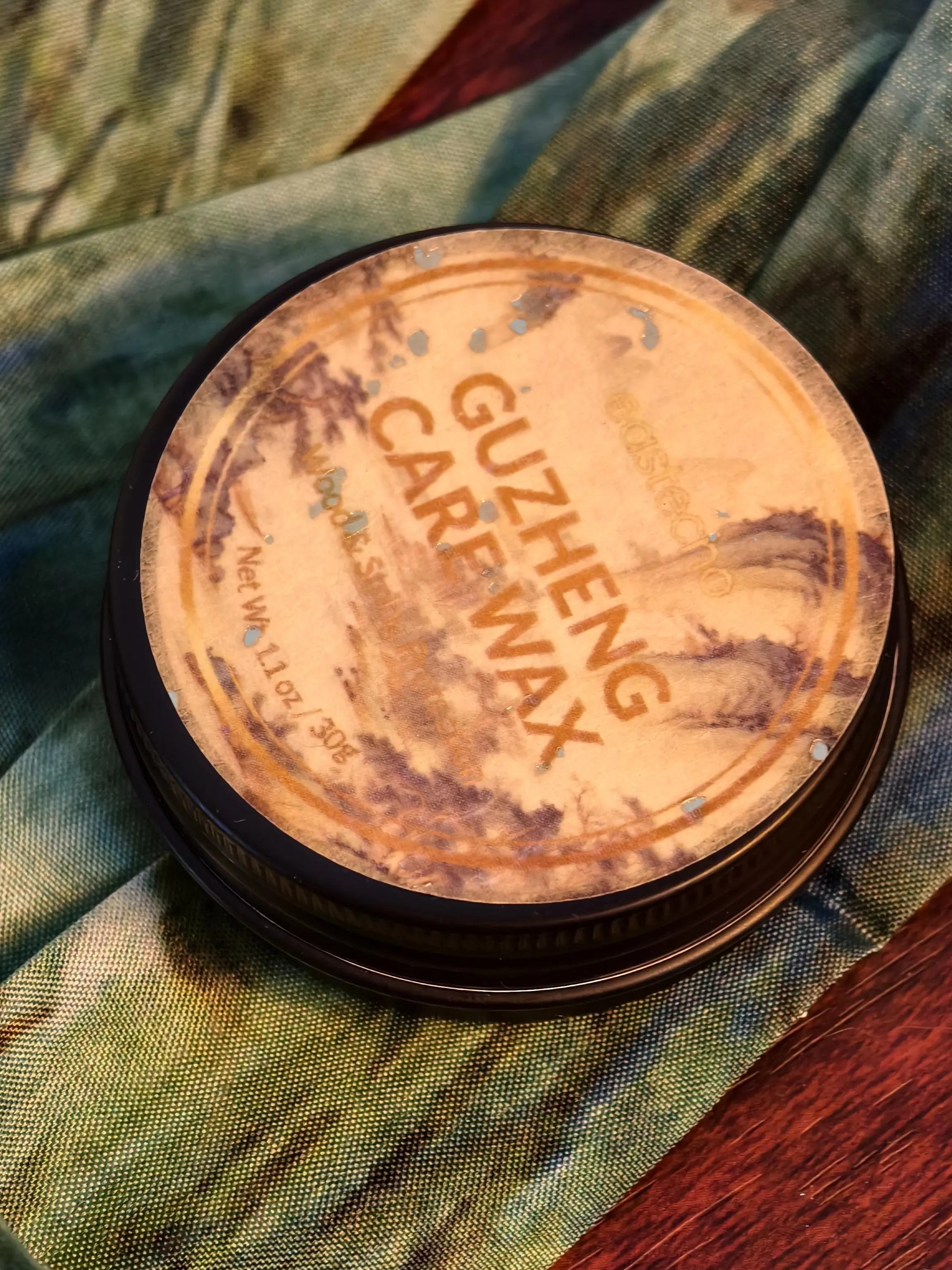 EastEcho Premium Handmade Guzheng Care Wax - 1.1 oz (30g) Travel Tin, Wood-Safe, Boost Playability, Extend Lifespan, Protects Tone, Handmade Wax, Optimize Tone