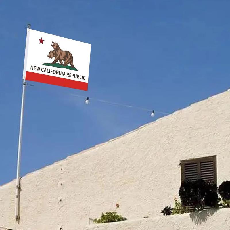 New,2026 3X5 Ft New California Republic Flag Outdoor Indoor,Fallout Ncr Flags For House Home College Dorm