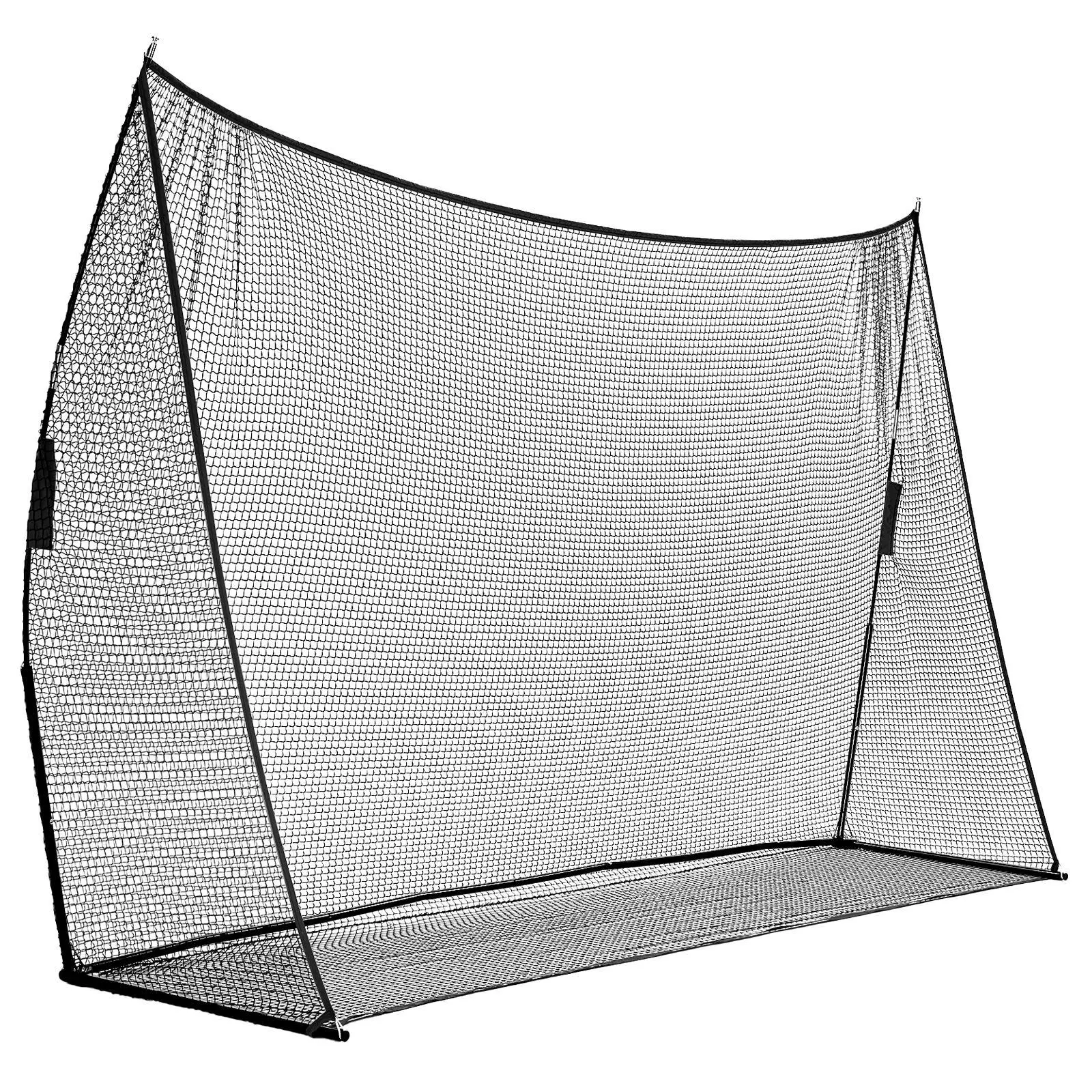 10x7ft Backyard Golf Practice Net with Sturdy Frame, Portable Personal Driving Range for Home, Garage & Backyard Use, High-Density Impact-Resistant Nylon Netting to Contain Golf Balls, Easy Setup & Foldable Design with Carry Bag