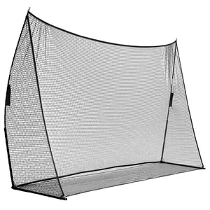 10x7ft Backyard Golf Practice Net with Sturdy Frame, Portable Personal Driving Range for Home, Garage & Backyard Use, High-Density Impact-Resistant Nylon Netting to Contain Golf Balls, Easy Setup & Foldable Design with Carry Bag