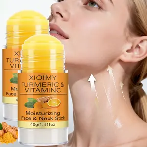 2pcs Turmeric, Vitamin C & Hyaluronic Acid Face & Neck Deeply Moisturizing Firming Cream, Hydrating Non-Greasy, Easy Absorption, Gentle No Irritation, Suitable for All Skin Types, Moisturizer, Hydrate