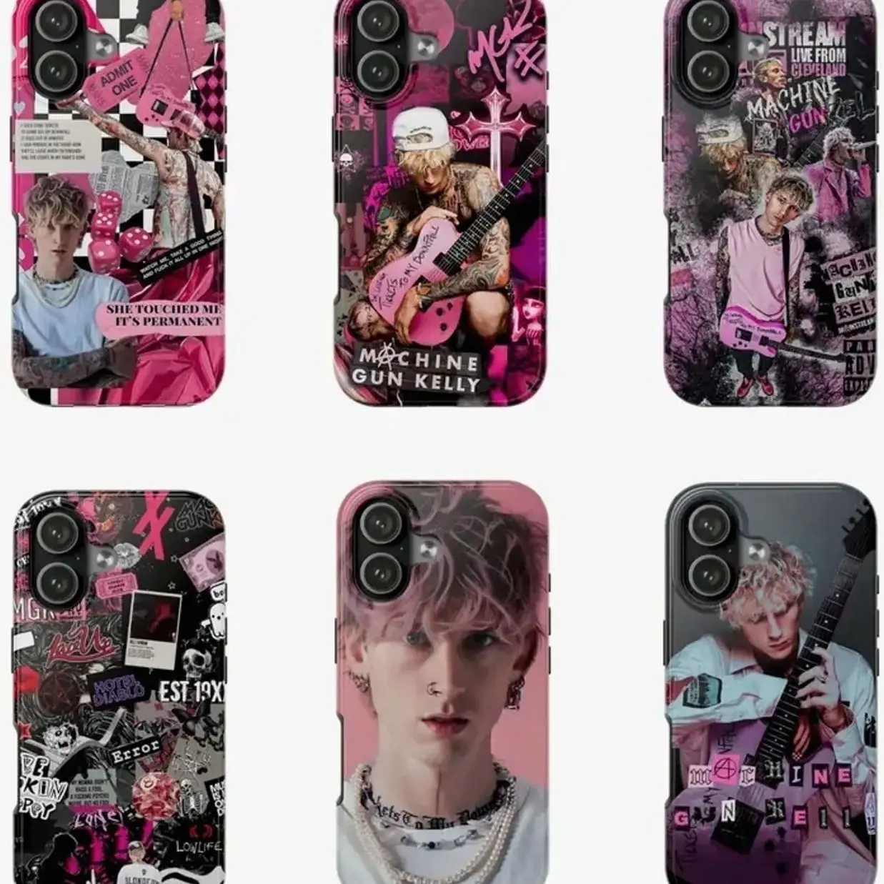 M-G-K Phone Case The Lost American Tour M-G-K 2026 Phone Case For Iphone 16 15 14 13 12 11 Pro Max Plus, Samsung S25 S24 S23 S22 S21 Gifts For Fans Men and Women