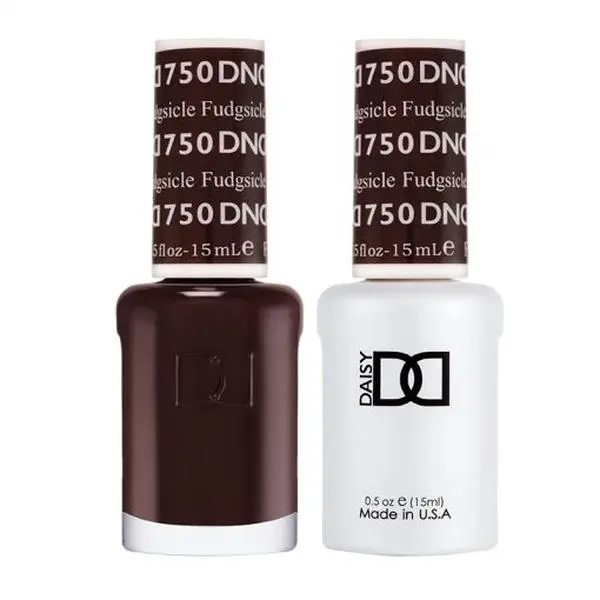 DND Gel Nail Polish - #750 Fudgsicle, UV-Cured Polish with Top Coat Compatibility