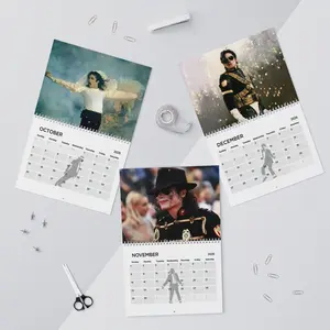 Michael Jackson 2026 Wall Calendar, King of Pop MJ Calendar 2026, Music Lover Wall Decor, Gifts for Fan