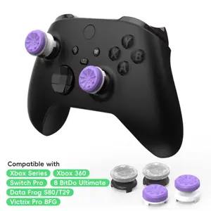 2Pcs Hand Grip Extenders Caps for Xbox Series Game Controller Gamepad Thumb Stick Grips High/Low Rise Covers For Xbox one/One S
