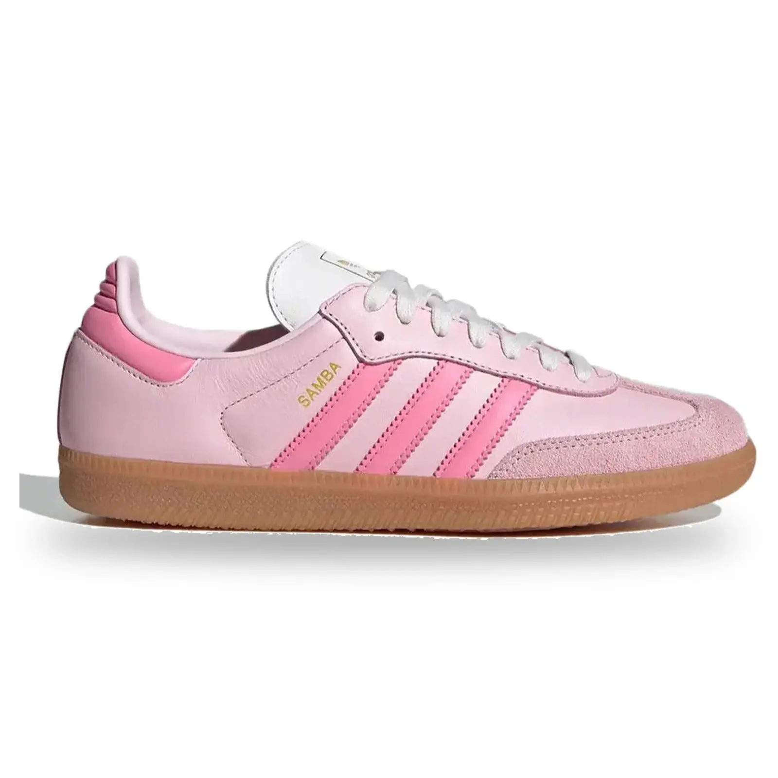 Adidas Samba OG Neapolitan Pack Clear Pink Women's Authentic Sneakers JS4091 Ice Cream Gum White Fashion Low Top Athletic Fashion Closed Toe WalkingShoe, Low Top Shoes