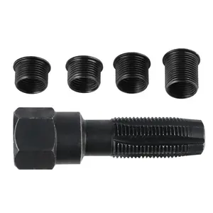 Car Cylinder Spark Plug Thread Repair Tool Kit, 14mm M14 x 1.25 Spark Plug Rethreader Set for Auto Engine Thread Maintenance