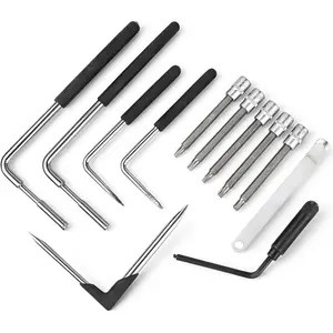 12-Piece Airbag Removal Tool Kit, Professional Airbag Disassembly Wrench Set with Torx Bits & Pry Tools, Heavy-Duty Steel Airbag Removal Tool Set for Auto Repair & Garage Maintenance
