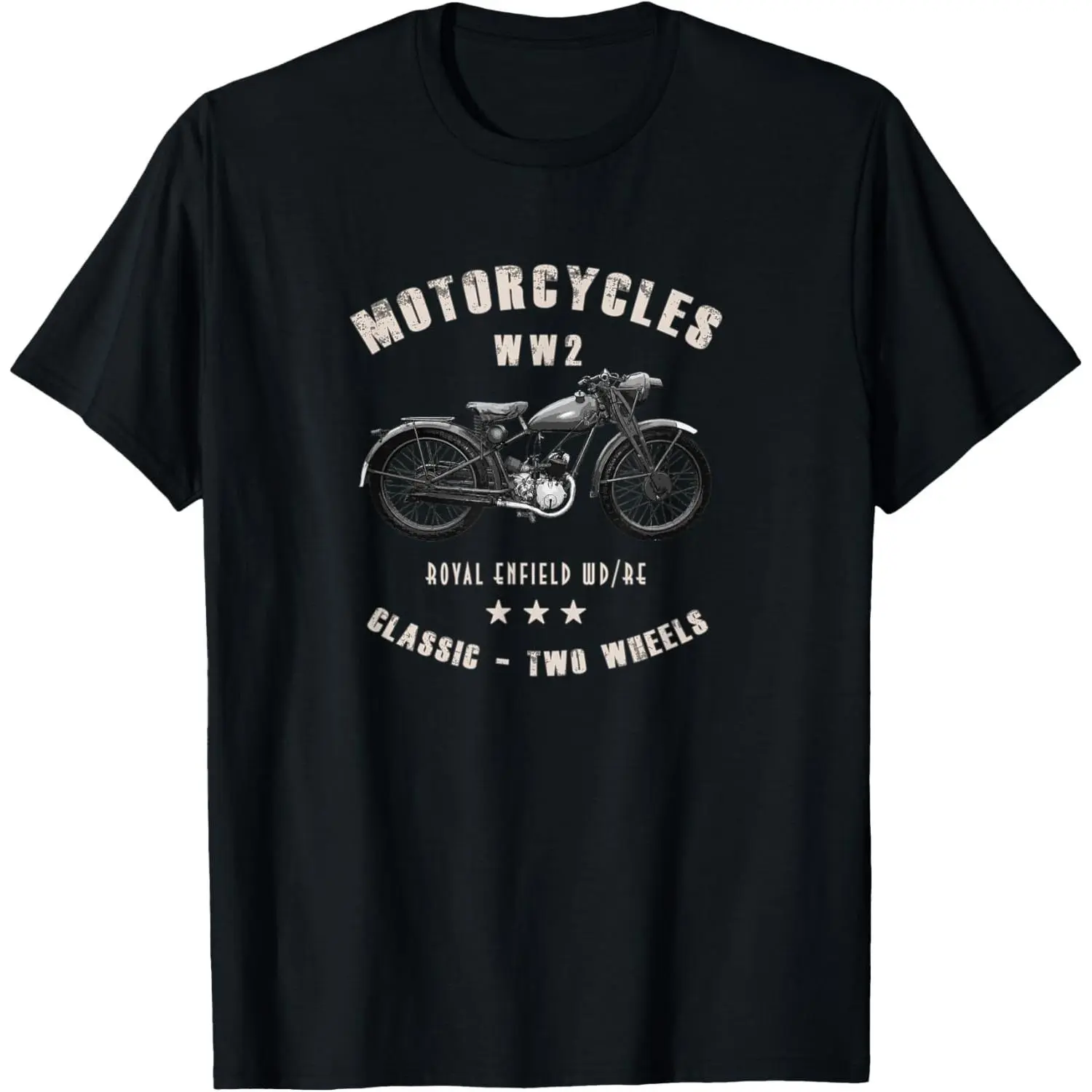 Royal Enfield WD / RE Classic Motorcycle WW2 T-Shirt