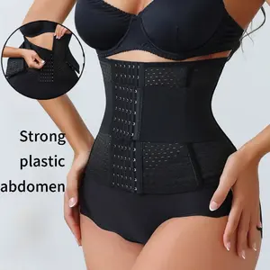 Women's Waist Trainer Belt Waist Cincher Trimmer Ab Belt Tummy Control Body Shaper with Triple Wrap Shapewear