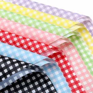 Checkered Flower Pattern Paper, Versatile Craft Paper for Scrapbooking, Card Making, DIY Decor Projects