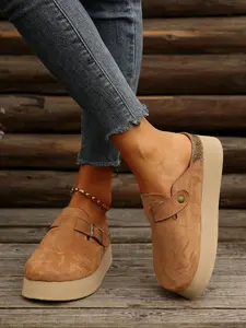 2026 NEW  LQUN2026 NEW  LQUNWomen's Outdoor Sport Slippers, Buckle Toe Design, Velvet Upper, // Colors, Comfortable & Stylish, Fall/winter Casual Shoes, FootwearGift(GIFT)(GIFT)