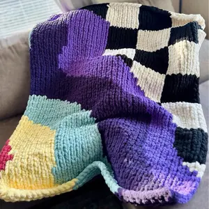 Handmade Chunky-knit Throw Blanket
