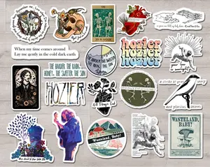 20pcs Ho zier Stickers | Hozier Fan Art Stickers | Astrology Stickers | Waterproof Stickers | Vinyl Stickers | Laptop Stickers | Stickers Decoration
