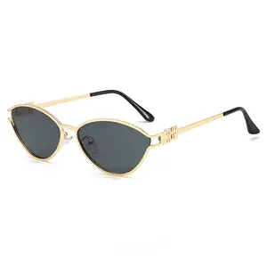 Y2K Cat Eye Sunglasses for Women Retro Gold Metal Frame UV400 Protection Lightweight Durable Scratch Resistant Premium Style